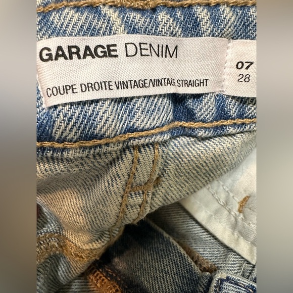 Garage Classic Straight Blue Denim Jeans - Picture 5 of 7
